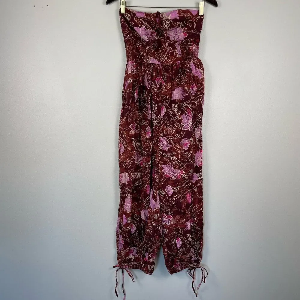 NWT Free People Chocolate Combo Jumpsuit Size S